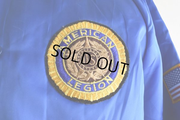 画像10: 1980s King Louie AMERICAN LEGION チェーン刺繍ナイロンスタジャン   "MADE IN USA"  表記M