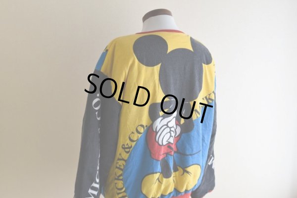 画像14: 1990s MICKEY&CO. ダブルフェイススウェット  実寸ML