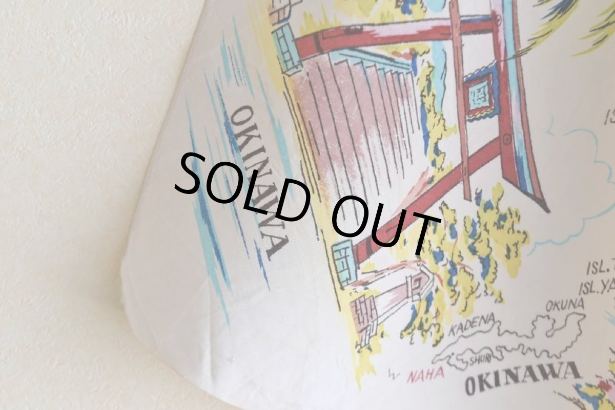 画像6: JAPAN スーベニアシルクスカーフ　 実寸67cm×71cm  (6)