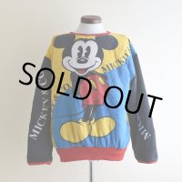 1990s MICKEY＆CO. ダブルフェイススウェット　 実寸ML 