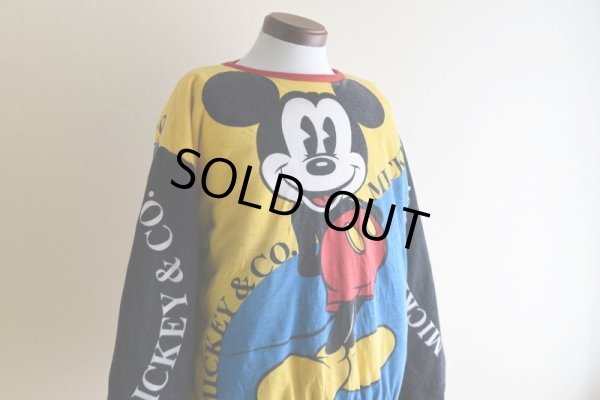 画像8: 1990s MICKEY&CO. ダブルフェイススウェット  実寸ML