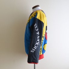 画像4: 1990s MICKEY＆CO. ダブルフェイススウェット　 実寸ML  (4)