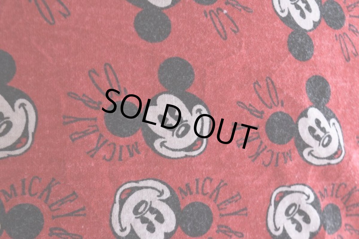 画像7: 1990s MICKEY＆CO. ダブルフェイススウェット　 実寸ML  (7)