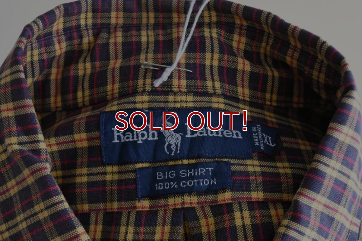 画像5: RalphLauren ボタンダウンシャツ　  "BIG SHIRT"　 表記XL  (5)