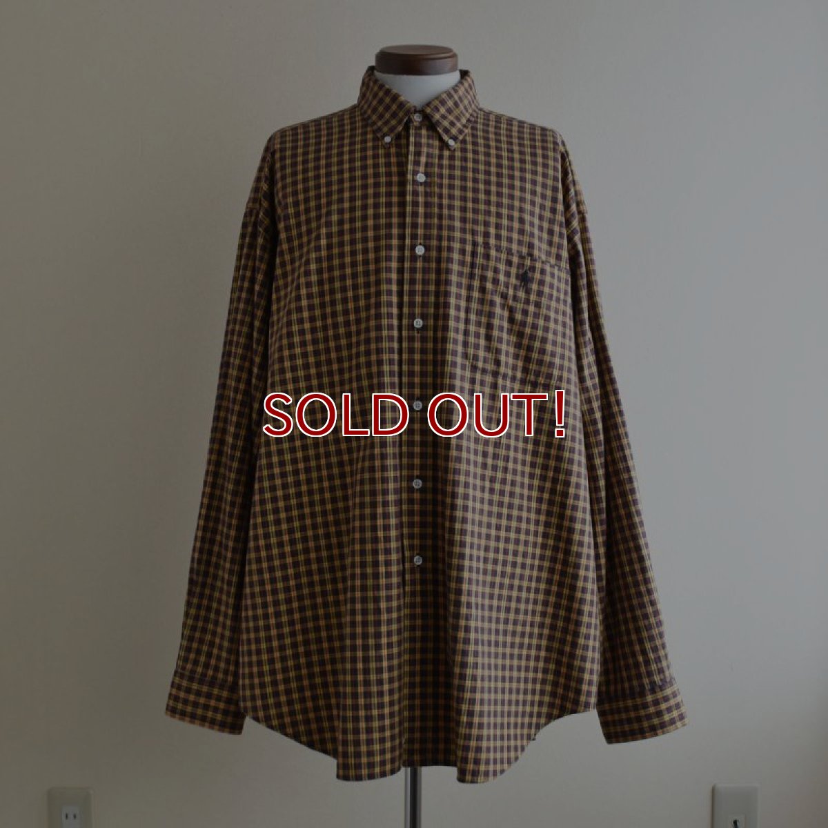 画像1: RalphLauren ボタンダウンシャツ　  "BIG SHIRT"　 表記XL  (1)