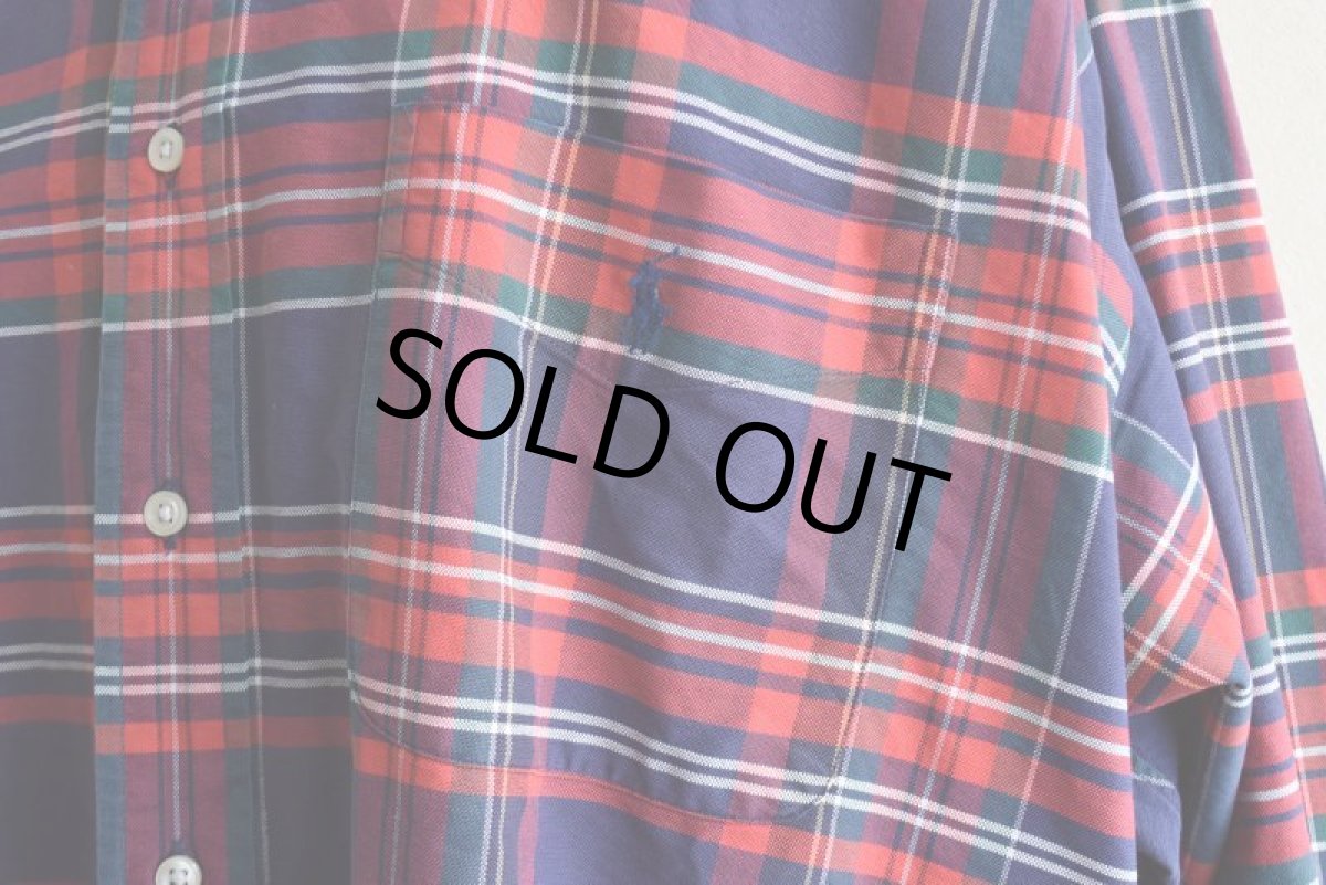 画像8: RalphLauren ボタンダウンシャツ　  "BIG SHIRT"　 表記XL  (8)