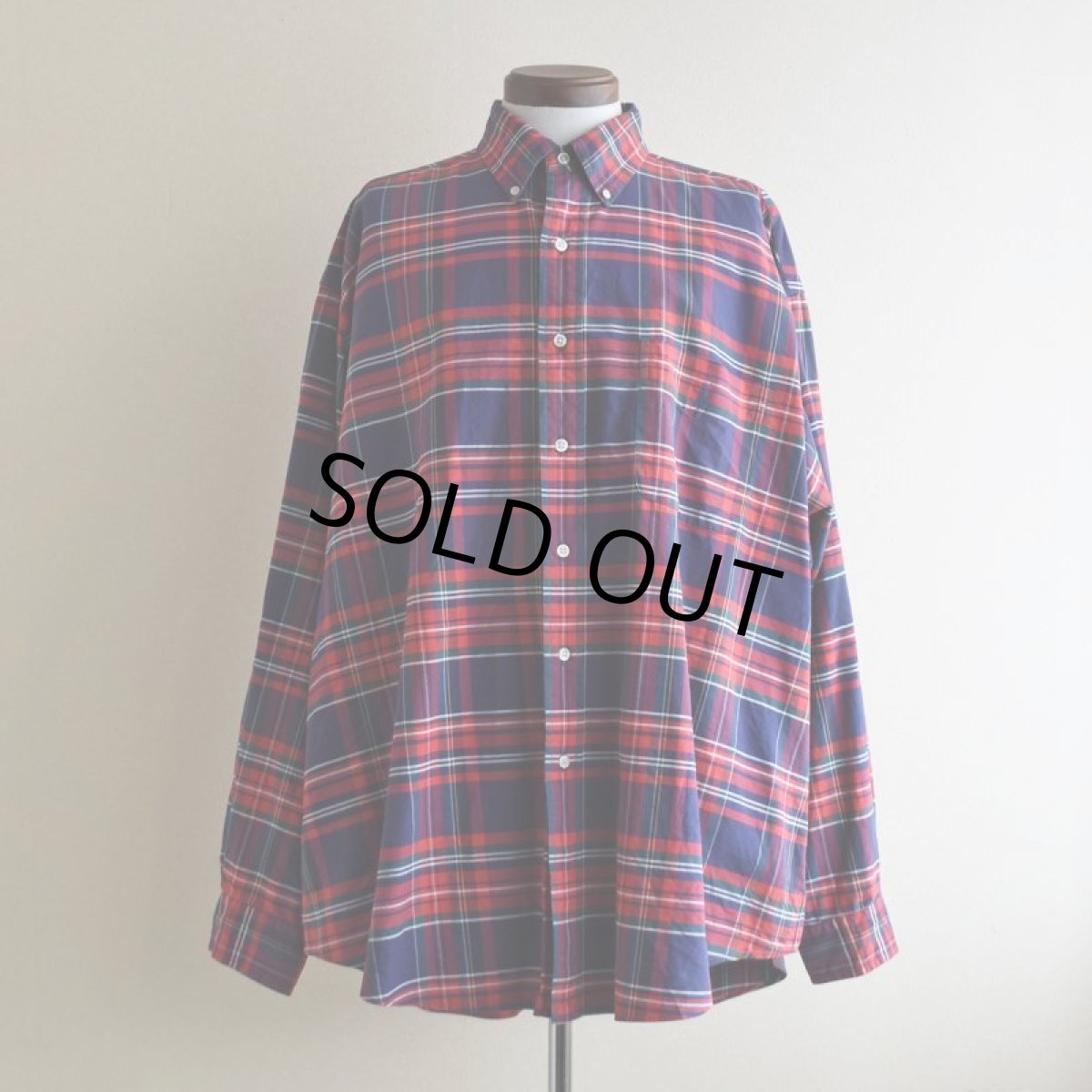 画像1: RalphLauren ボタンダウンシャツ　  "BIG SHIRT"　 表記XL  (1)