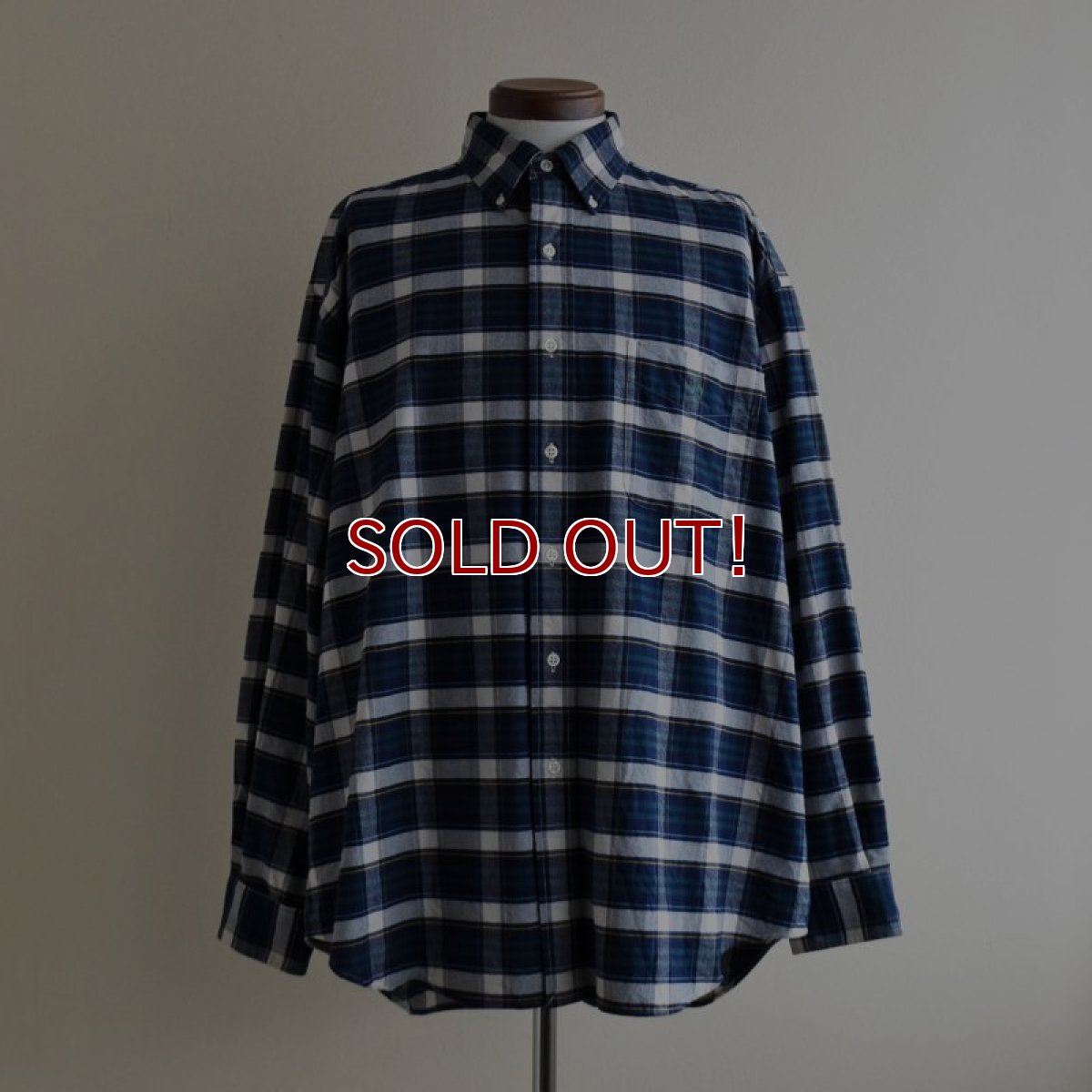画像1: RalphLauren ボタンダウンシャツ　  "BIG SHIRT"　 表記L  (1)