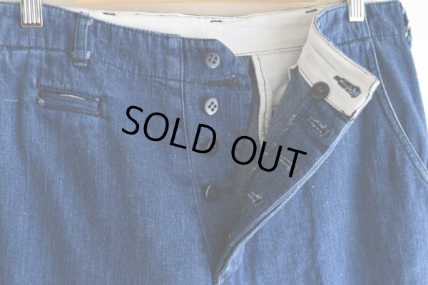 画像5: 1990s M-45 TYPE デニムパンツ　 実寸W32 