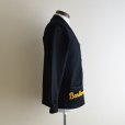 画像2: 1950s COLEMAN KNITTING MILLS レタードカーディガン　<br> "BLACK"　<br>実寸S<br> (2)