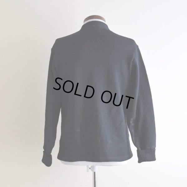 画像3: 1950s COLEMAN KNITTING MILLS レタードカーディガン　  "BLACK"　 実寸S 