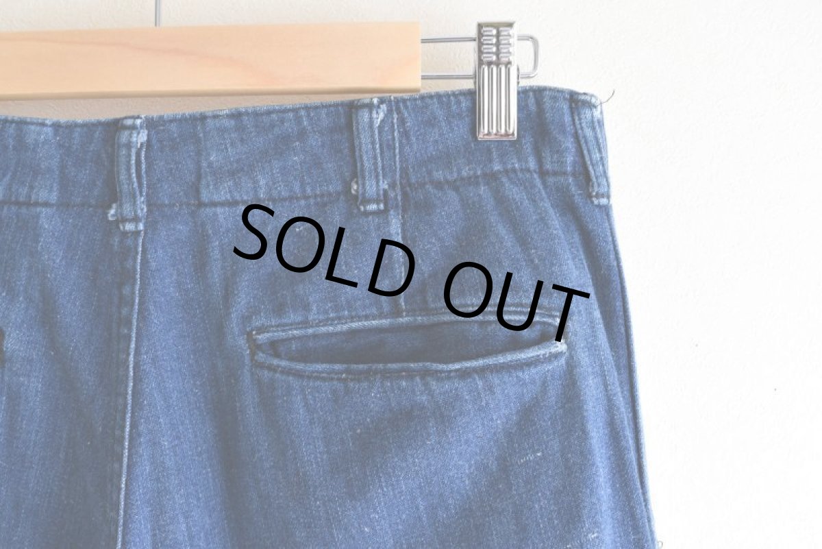 画像8: 1990s M-45 TYPE デニムパンツ　 実寸W32  (8)