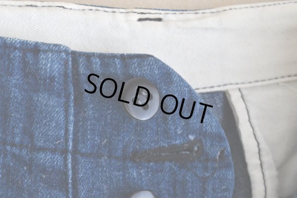 画像6: 1990s M-45 TYPE デニムパンツ　 実寸W32 