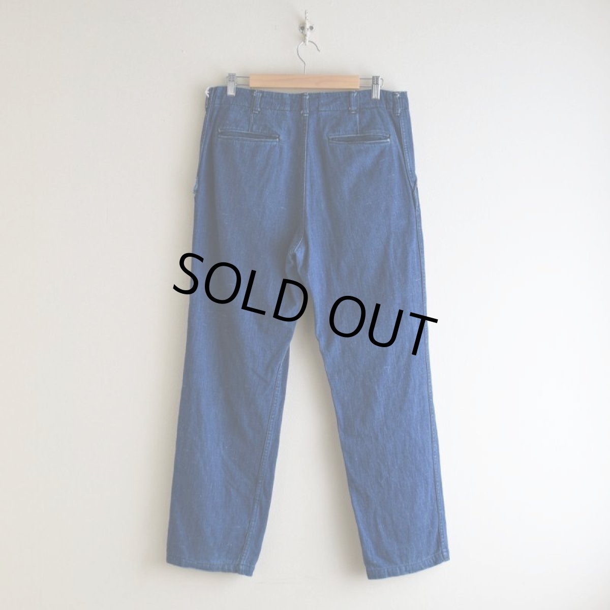 画像2: 1990s M-45 TYPE デニムパンツ　 実寸W32  (2)