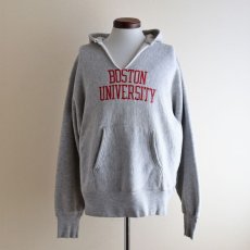 画像1: 1980s Champion リバースウィーブパーカー　  "BOSTON UNIVERSITY"　 表記L  (1)
