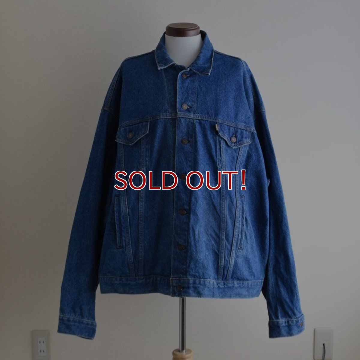画像1: 1990s Levi's 72550-0214 デニムジャケット　  "MADE IN USA"　 表記XXXL-TALL  (1)