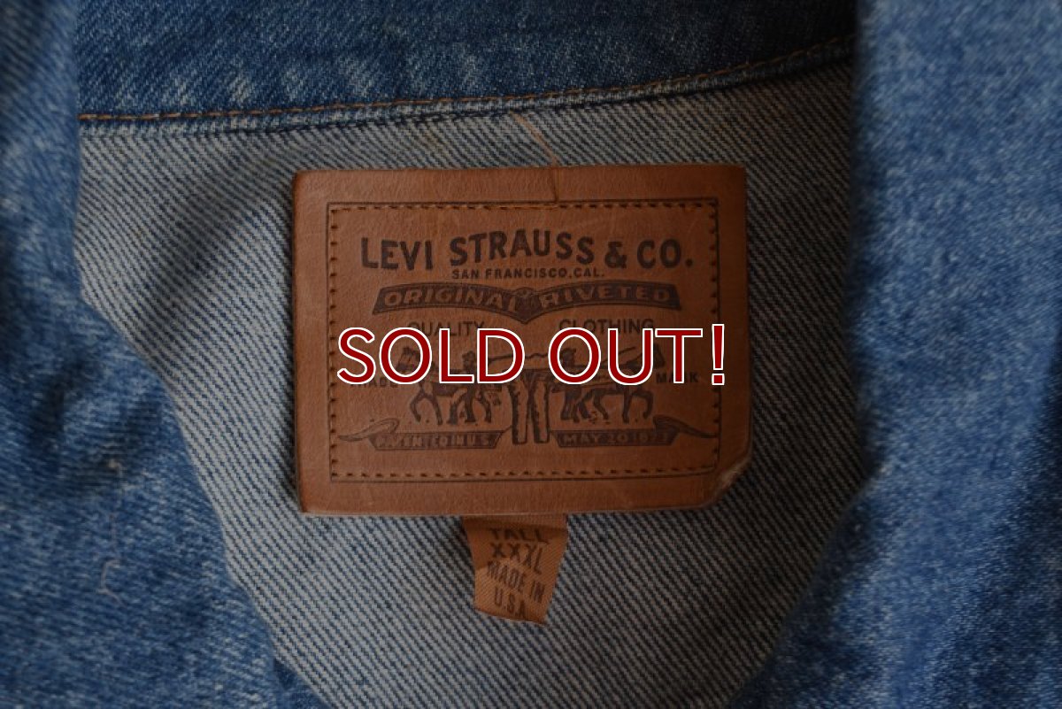 画像5: 1990s Levi's 72550-0214 デニムジャケット　  "MADE IN USA"　 表記XXXL-TALL  (5)