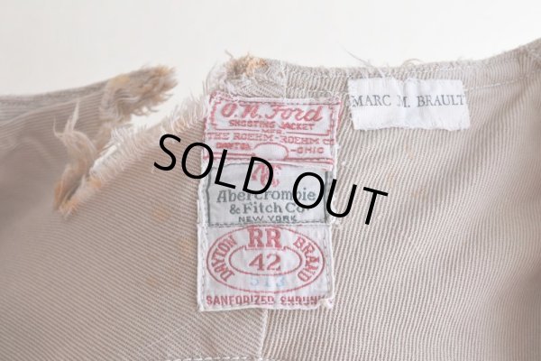 画像5: 1930s Abercrombie&Fitch Co. シューティングジャケット　 表記42 