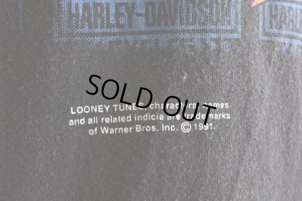 画像11: 1990s HARLEY-DAVIDSON×LOONEY TUNES プリントTシャツ　  "MADE IN USA"　 表記L 