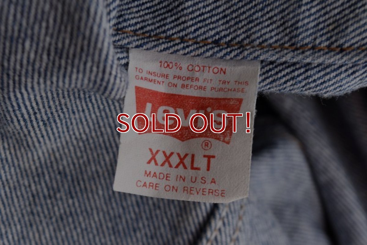 画像6: 1990s Levi's 72550-0214 デニムジャケット　  "MADE IN USA"　 表記XXXL-TALL  (6)