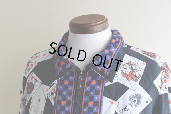 画像7: 1990s トランプ柄シルクジャケット　 表記L 