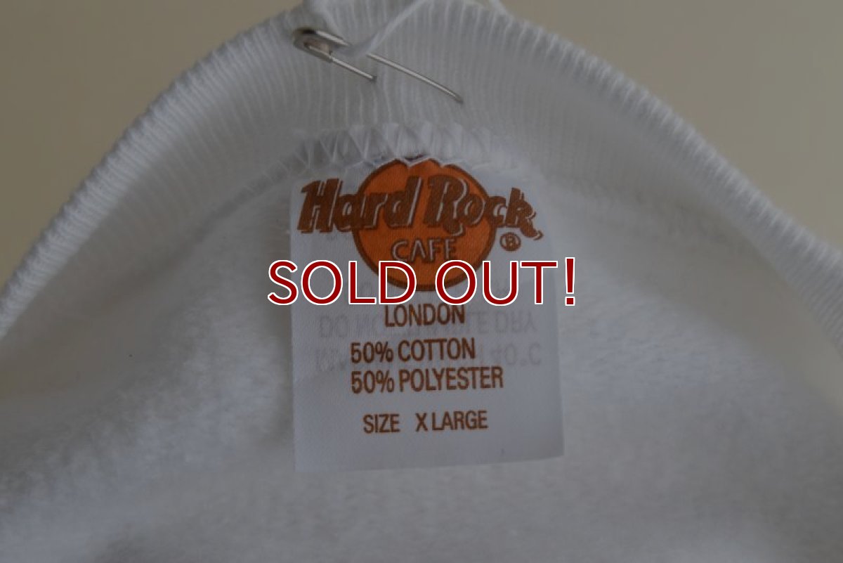 画像5: 1990s Hard Rock CAFE LONDON ロゴプリントスウェット　 "20th ANNIVERSARY"　 表記XL  (5)