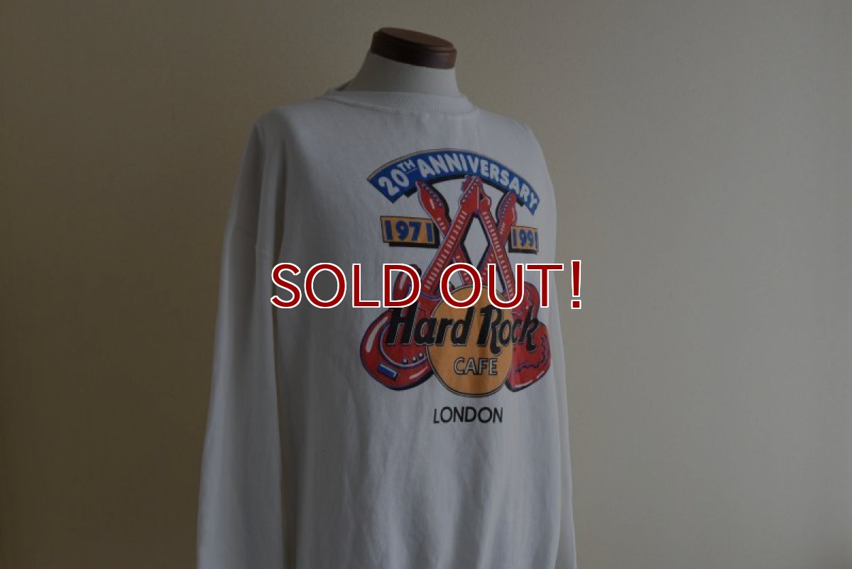 画像6: 1990s Hard Rock CAFE LONDON ロゴプリントスウェット　 "20th ANNIVERSARY"　 表記XL  (6)