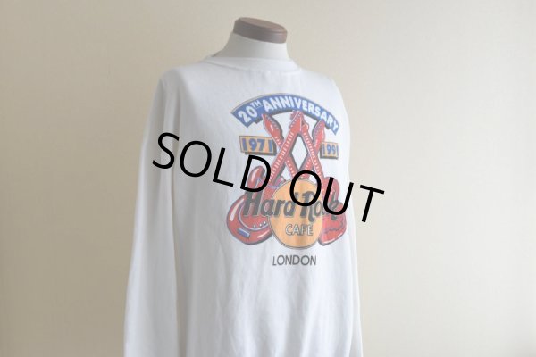 画像6: 1990s Hard Rock CAFE LONDON ロゴプリントスウェット  "20th ANNIVERSARY"  表記XL