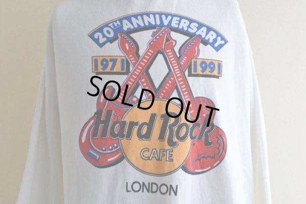画像8: 1990s Hard Rock CAFE LONDON ロゴプリントスウェット  "20th ANNIVERSARY"  表記XL