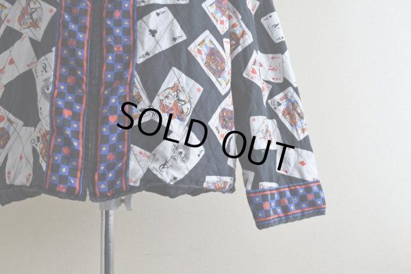 画像9: 1990s トランプ柄シルクジャケット　 表記L 