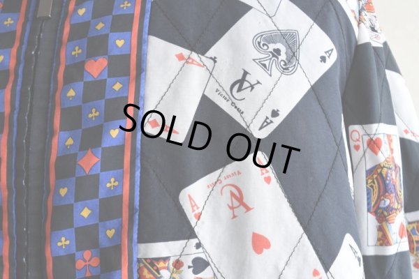 画像8: 1990s トランプ柄シルクジャケット　 表記L 