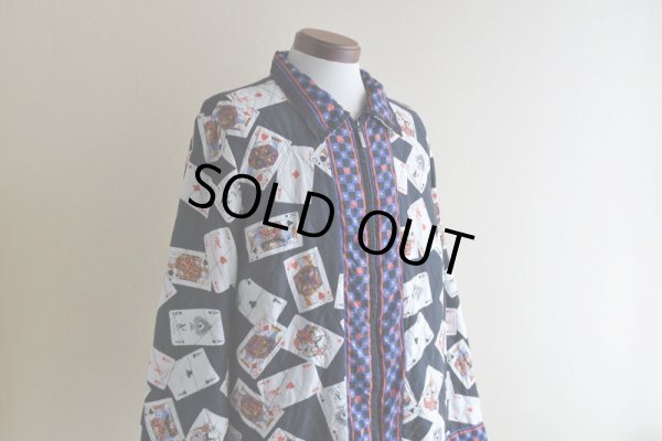 画像6: 1990s トランプ柄シルクジャケット　 表記L 