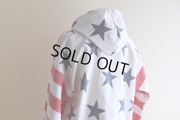 画像9: 1990s MICHIGAN RAG 星条旗柄コットンパーカー　 "MADE IN USA"　 表記S/M 