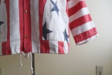 画像11: 1990s MICHIGAN RAG 星条旗柄コットンパーカー　 "MADE IN USA"　 表記S/M  (11)