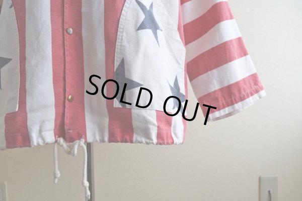 画像11: 1990s MICHIGAN RAG 星条旗柄コットンパーカー　 "MADE IN USA"　 表記S/M 