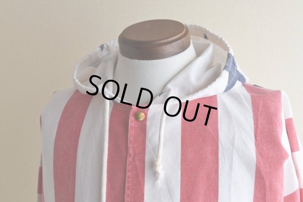 画像8: 1990s MICHIGAN RAG 星条旗柄コットンパーカー　 "MADE IN USA"　 表記S/M 