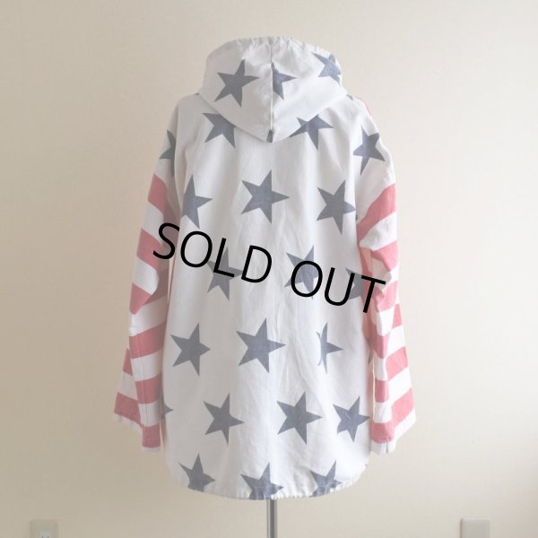 画像3: 1990s MICHIGAN RAG 星条旗柄コットンパーカー　 "MADE IN USA"　 表記S/M 