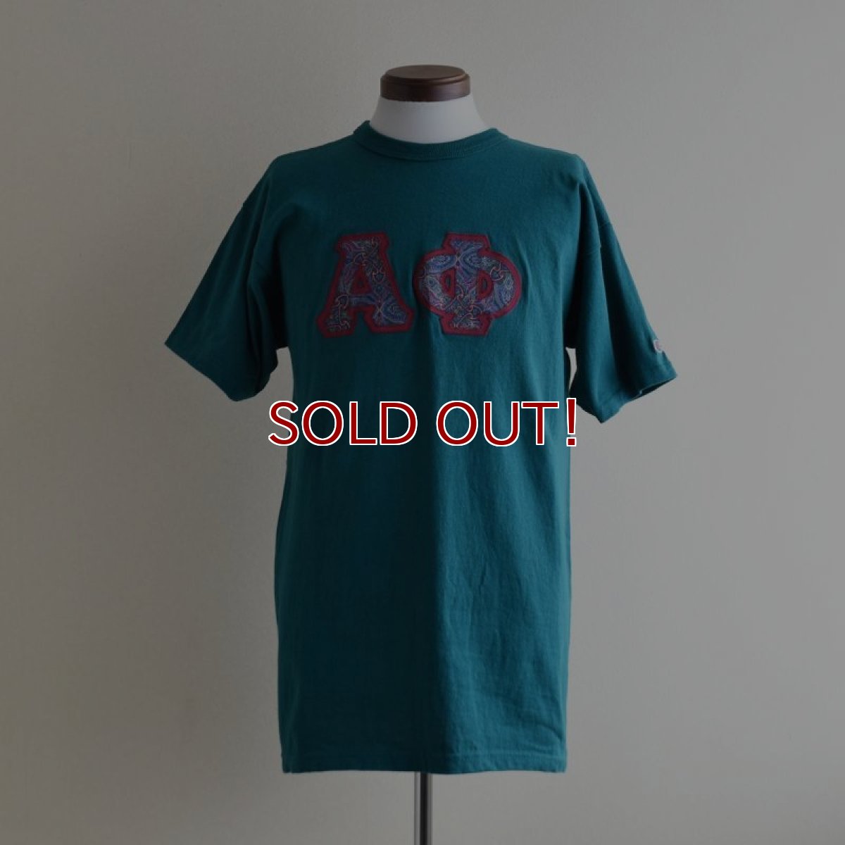 画像1: 1990s Champion ΑΦ Tシャツ　  "MADE IN USA"　 表記L  (1)