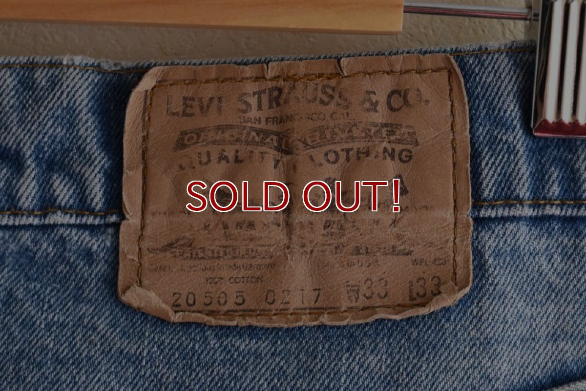 画像4: 1980s Levi's 20505-0217　 "MADE IN USA"　 表記W33 L33  (4)