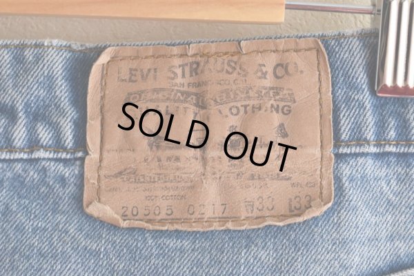 画像4: 1980s Levi's 20505-0217　 "MADE IN USA"　 表記W33 L33 