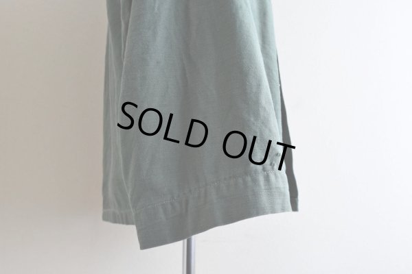 画像13: 1950s US.ARMY OG107 ユーティリティシャツ　 "1st初期"　 実寸L 