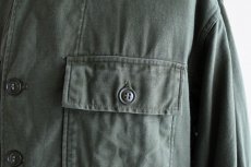 画像10: 1960s US.ARMY OG107 ユーティリティシャツ　 "1st後期"　 実寸ML  (10)