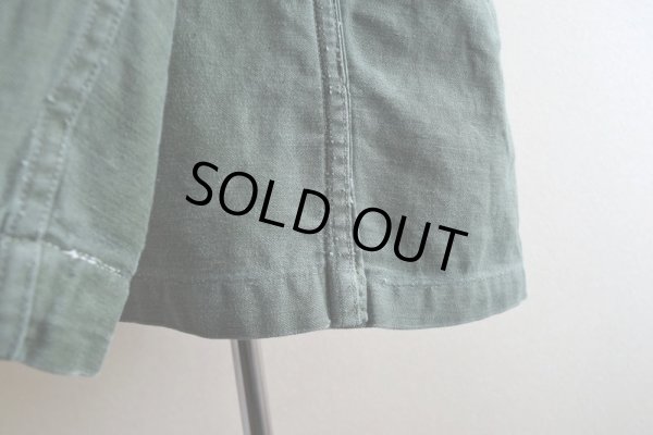 画像15: 1950s US.ARMY OG107 ユーティリティシャツ　 "1st初期"　 実寸L 