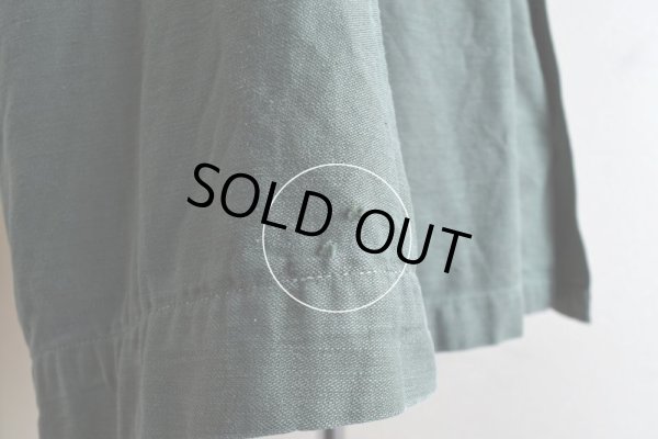 画像17: 1950s US.ARMY OG107 ユーティリティシャツ　 "1st初期"　 実寸L 