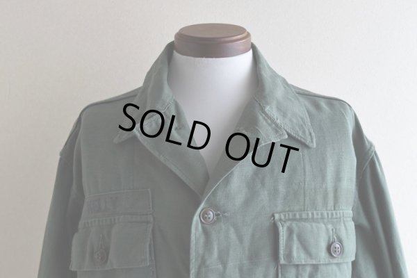 画像8: 1950s US.ARMY OG107 ユーティリティシャツ　 "1st初期"　 実寸L 