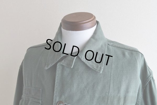 画像7: 1950s US.ARMY OG107 ユーティリティシャツ　 "1st初期"　 実寸L 