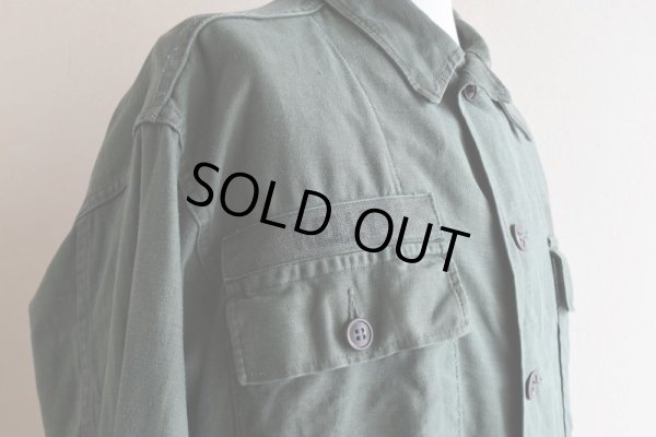 画像9: 1950s US.ARMY OG107 ユーティリティシャツ　 "1st初期"　 実寸L 