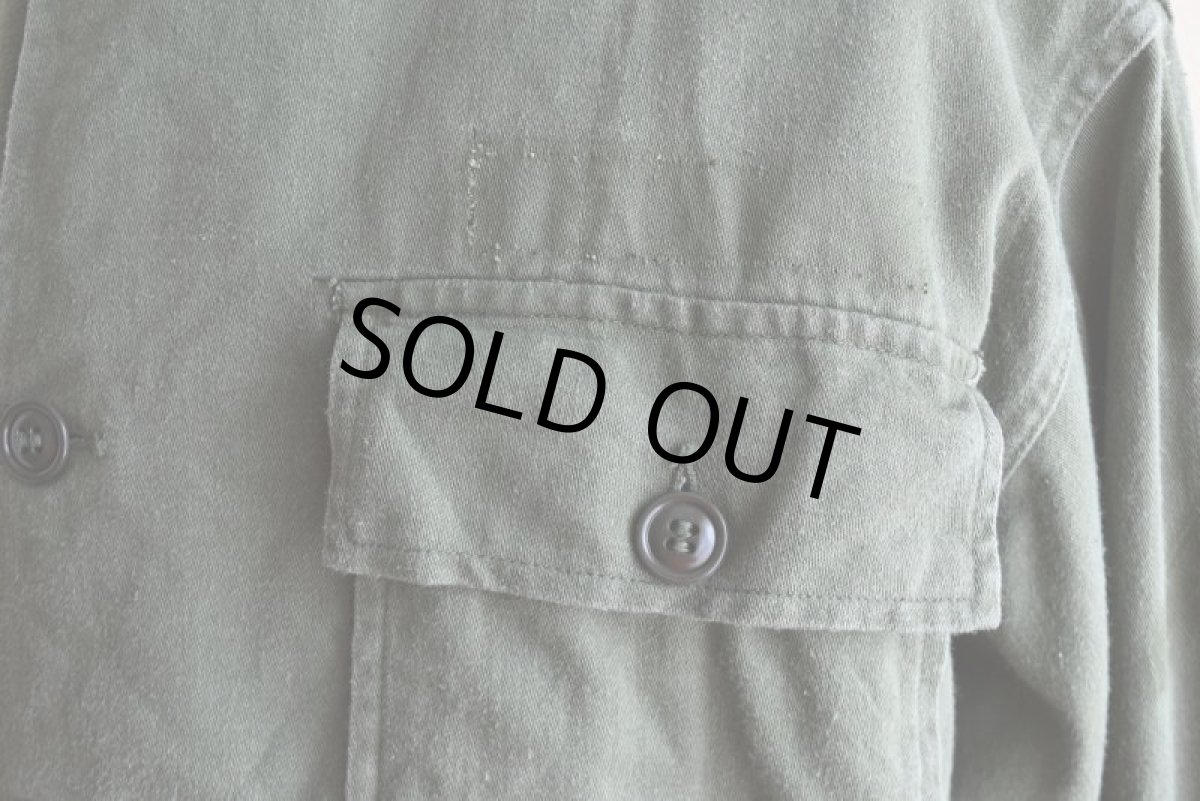 画像11: 1960s US.ARMY OG107 ユーティリティシャツ　 "1st後期"　 表記MEDIUM  (11)