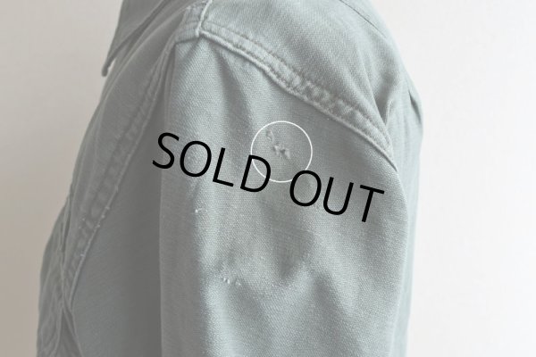 画像17: 1960s US.ARMY OG107 ユーティリティシャツ　 "3rd"　 表記14 1/2×31 