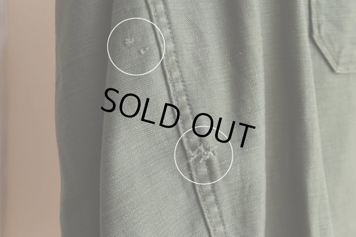 画像17: 1960s US.ARMY OG107 ユーティリティシャツ　 "1st後期"　 表記MEDIUM  (17)